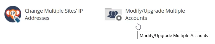 Modify/Upgrade Multiple Accounts